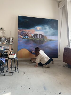 Stephanie Künzli Ycaza in the Studio