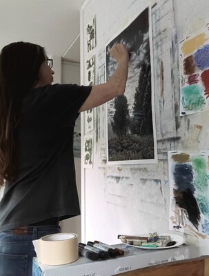 Charlotte Eder in the Studio