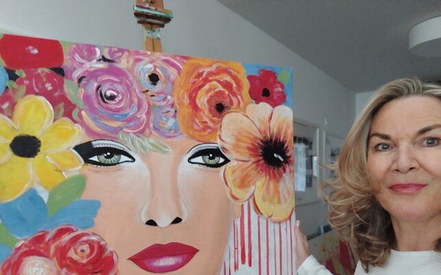 Ursula Haider-Seggl in the Studio: Portrait aus meiner Galerie, Ursula Haider-Seggl