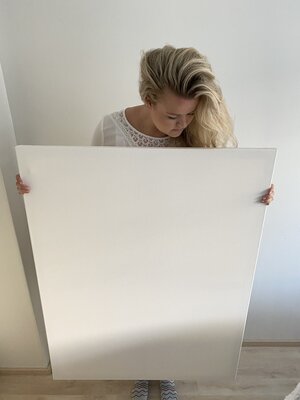 Jenna Silander in the Studio
