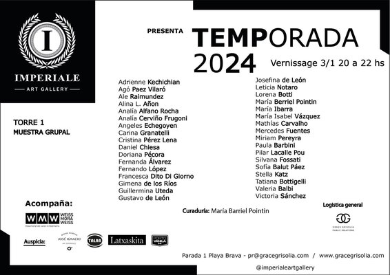 Gustavo de Leon in the Studio: Muestra colectiva anual en Punta de Este 2024/2025