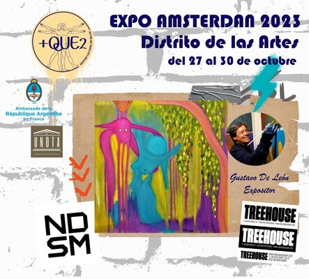 Gustavo de Leon in the Studio: Recuerdos de mi exposición de algunas de mis obras en Amsterdam.
