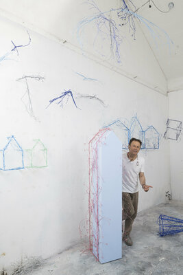 Jean-Jacques Pigeon in the Studio: Photographie d'Armelle Maugin, printemps 2020