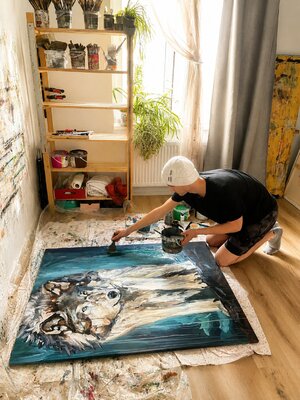 Daniel Heinz in the Studio
