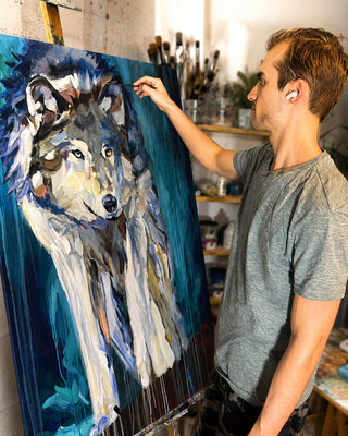 Daniel Heinz in the Studio