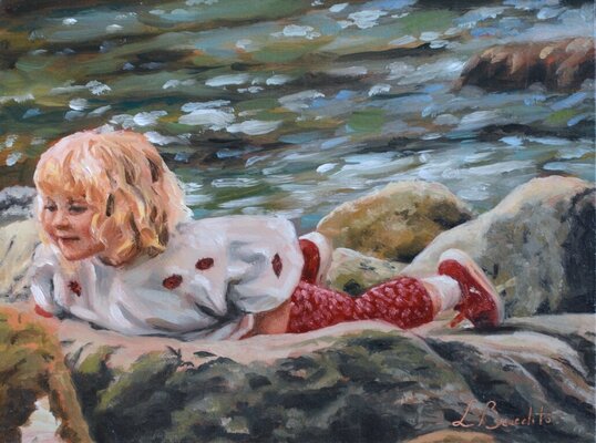 Laura Benedito Bernat in the Studio: 'Life Scene by the Beach'