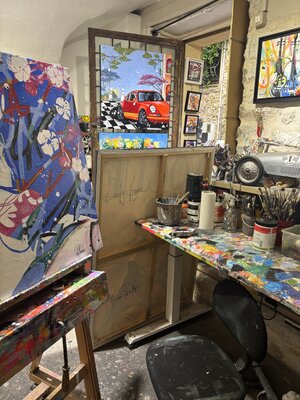 Pauline Cornee in the Studio: Atelier
