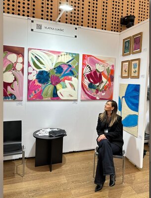 Vlatka Luksic in the Studio