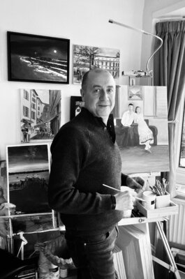 Samir Farah in the Studio