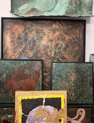 Oscar Baccilieri in the Studio