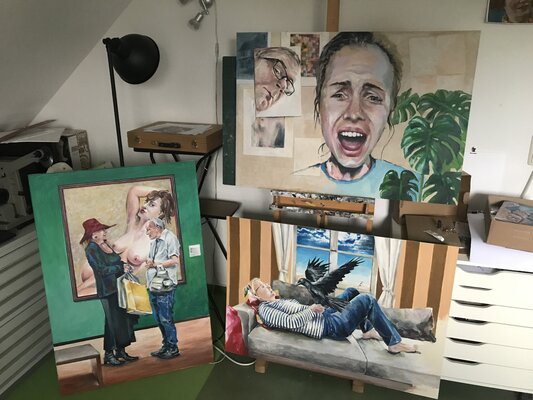 Michael Rehr-Hoffmann in the Studio