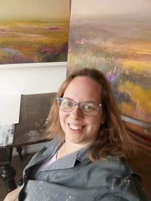 Nicole Cijs in the Studio