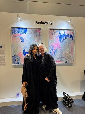 Janin Walter in the Studio