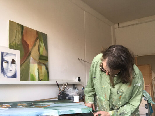 Maria-Josephin Hagewald in the Studio