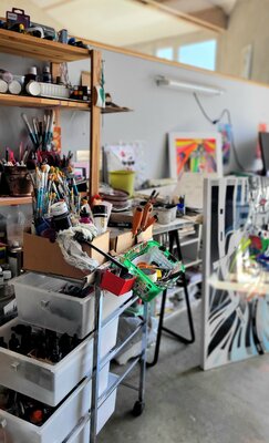Elisabeth Constantin in the Studio: Mon atelier