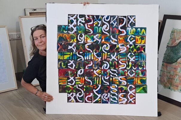 Audra Brazauskaite in the Studio