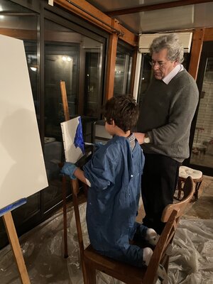 Dan Schaef in the Studio