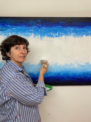 Vesna Jogan in the Studio