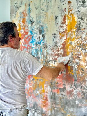 Predună Cristinel in the Studio: My artistic work
