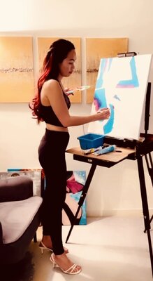 Joyce Tan in the Studio