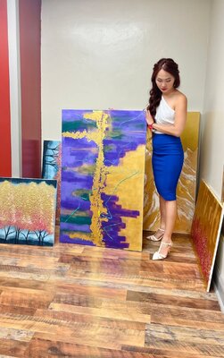 Joyce Tan in the Studio
