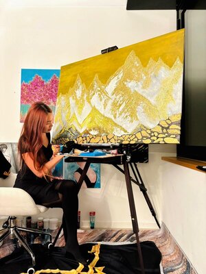 Joyce Tan in the Studio