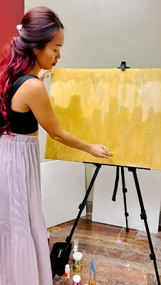 Joyce Tan in the Studio