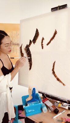 Joyce Tan in the Studio