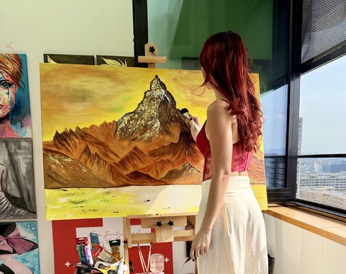 Joyce Tan in the Studio
