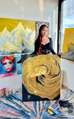 Joyce Tan in the Studio