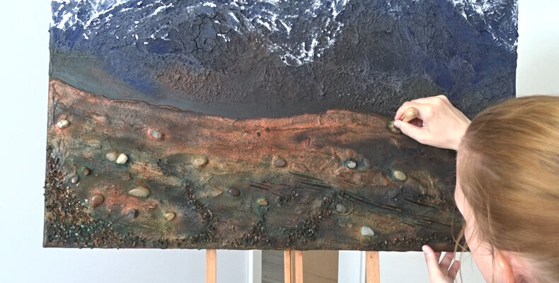 Doreen Gehrke in the Studio