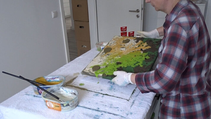 Doreen Gehrke in the Studio