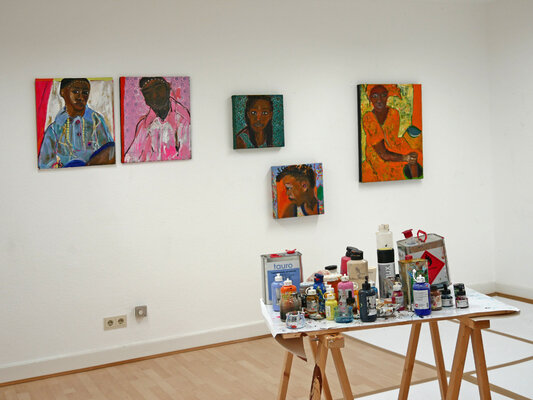 Judith Breuer in the Studio