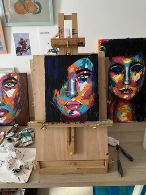 Elisabet Alba Rio in the Studio