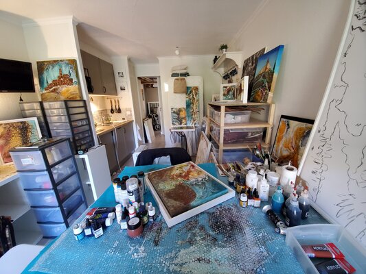 Philippe Urbin in the Studio