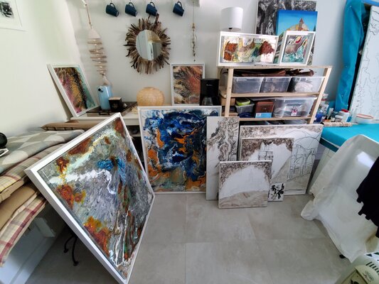 Philippe Urbin in the Studio