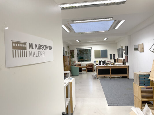 Marc Kirschvink in the Studio: Mein Atelier im Kunsthaus Troisdorf - Eingang