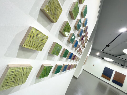 Marc Kirschvink in the Studio: 2025 - Ausstellung LIGNE DROITE im Kunsthaus Troisdorf