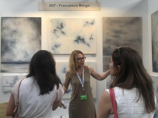 Francesca Borgo in the Studio: THE OTHER ART FAIR LONDON - West Handyside Canopy, King's Cross, London, UK. 4-7 Jul 2019