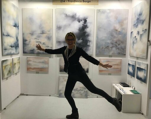 Francesca Borgo in the Studio: THE OTHER ART FAIR LONDON - Victoria House, Southampton Row, London, UK. 3-6 Oct 2019