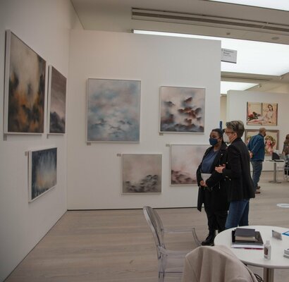 Francesca Borgo in the Studio: START Art Fair, Saatchi Gallery, October 2020, London (UK)