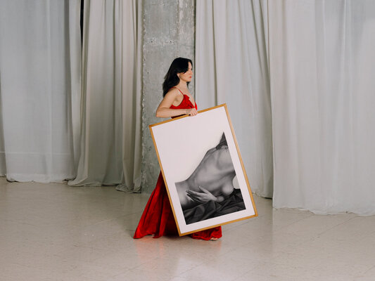 Antonia Fiscutean in the Studio