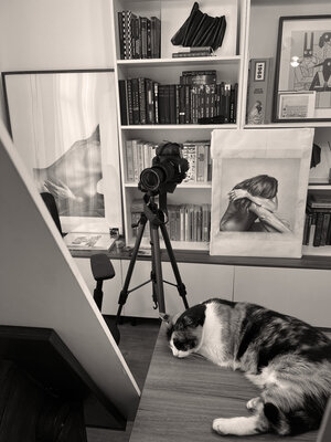 Antonia Fiscutean in the Studio