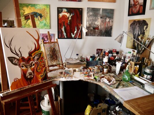 Anja Semling in the Studio: In meinem Atelier