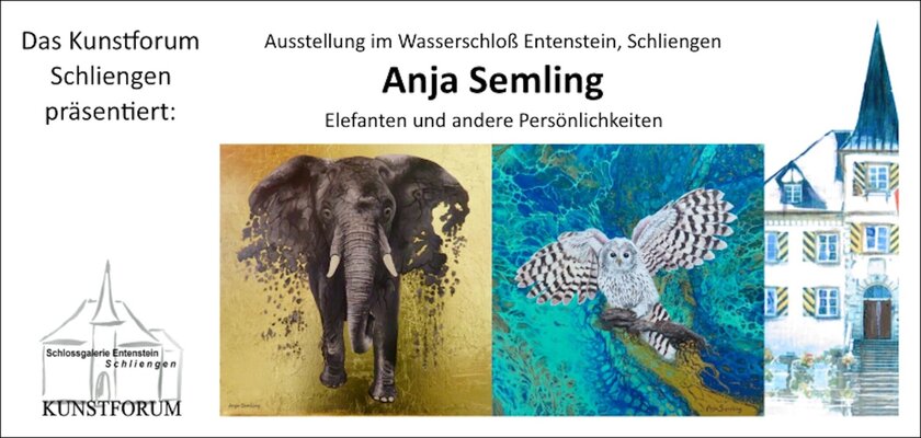 Anja Semling in the Studio: Einladungskarte für meine Soloausstellung, 2025
