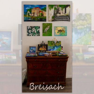 Anja Semling in the Studio: Im Atelier BrisiArt in Breisach