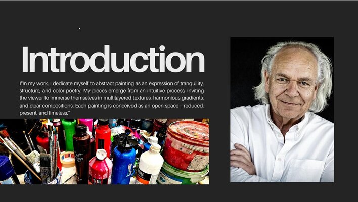 Dieter Langer in the Studio