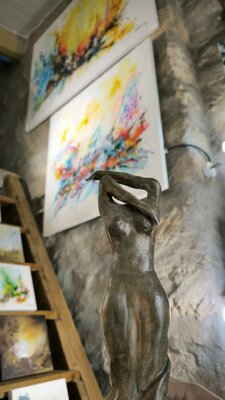 Jean-Claude Lannes in the Studio