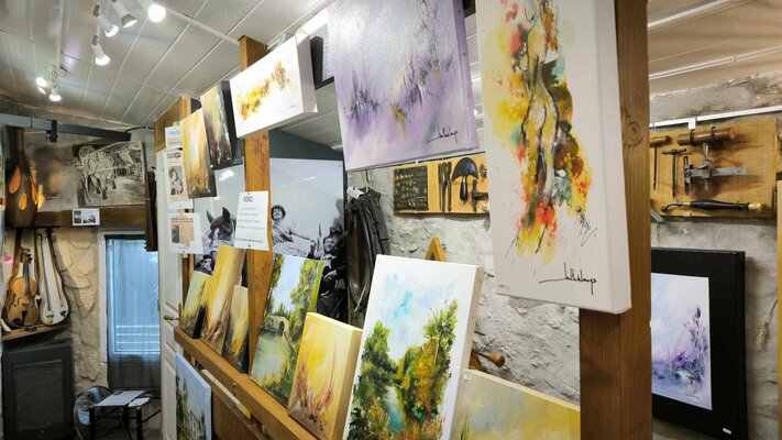 Jean-Claude Lannes in the Studio