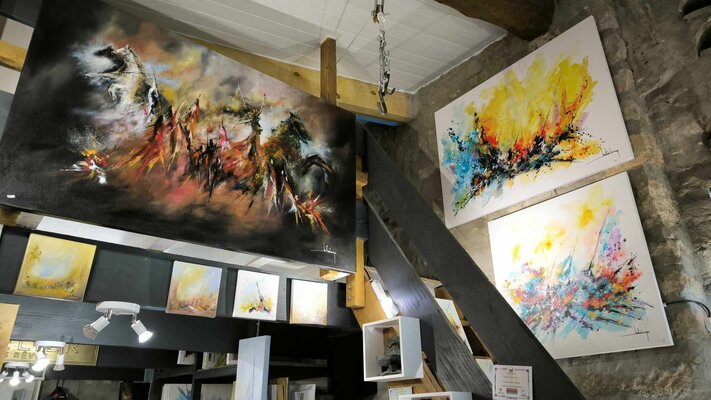 Jean-Claude Lannes in the Studio